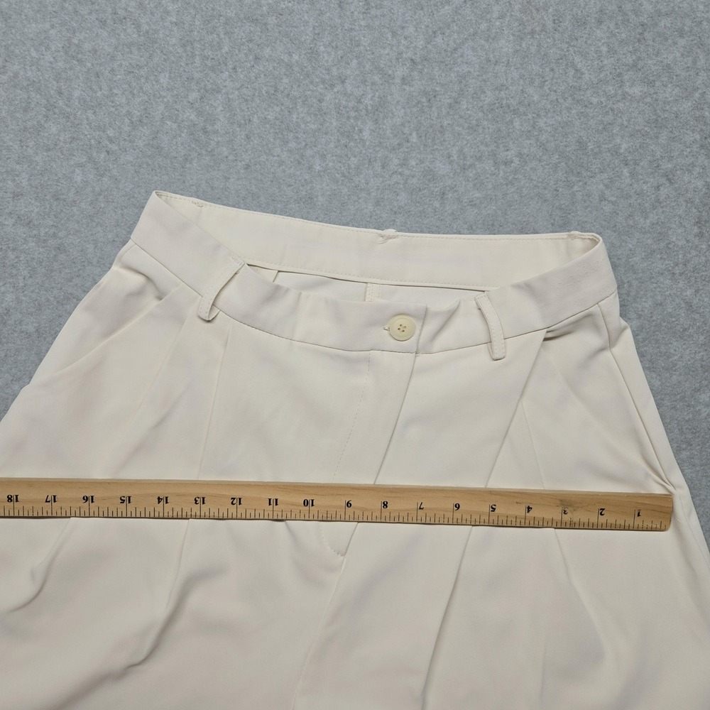 CMMN SWDN Pants Womens Small Wide‎ Leg High Waist Pleated Trouser Relaxed Fit - Picture 12 of 16